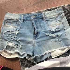 American eagle jean shorts